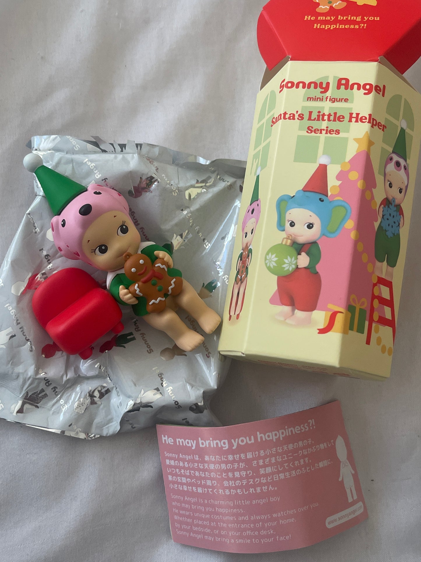 original sonny angel figures (santa’s little helper series)