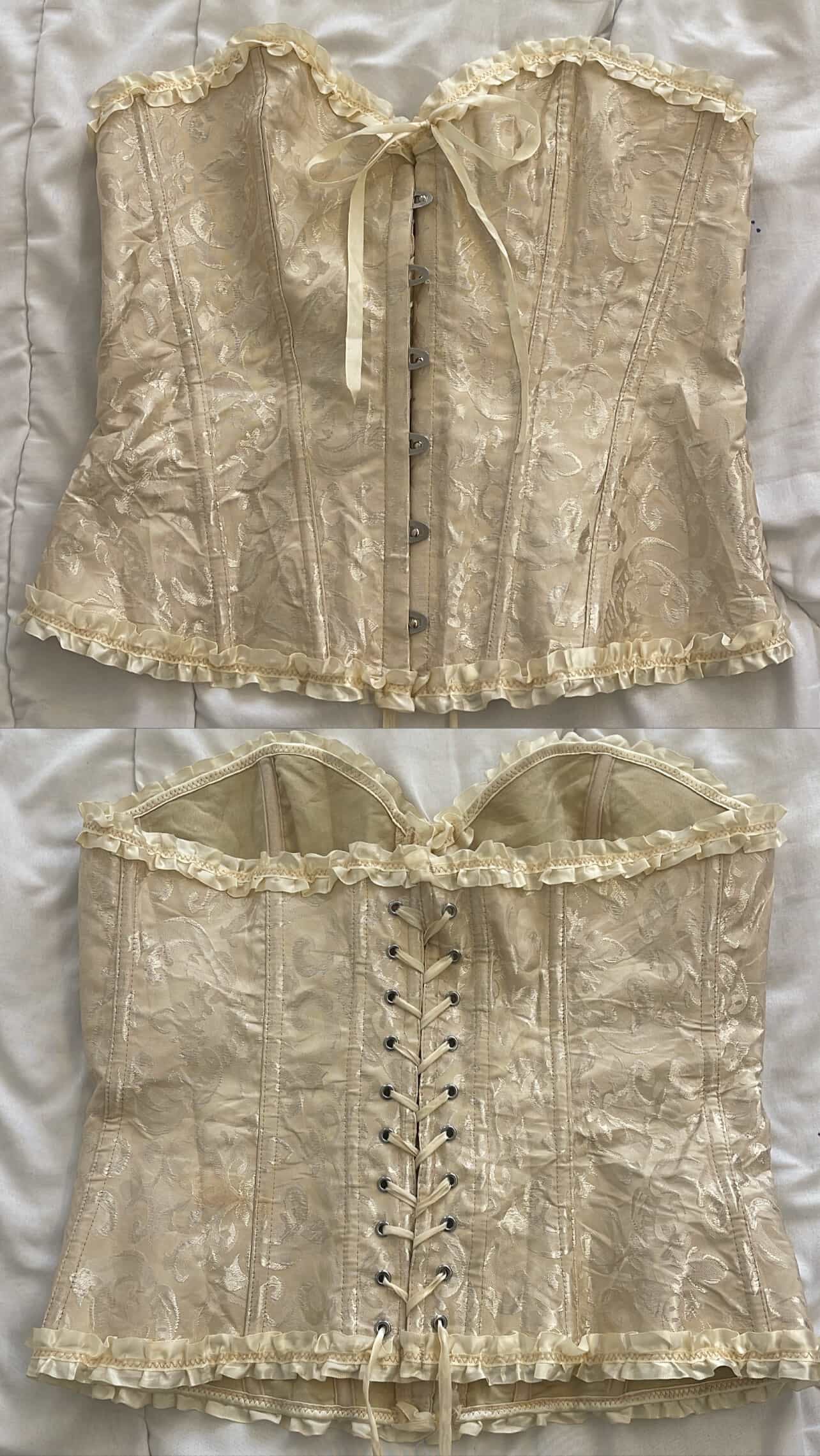 white corset