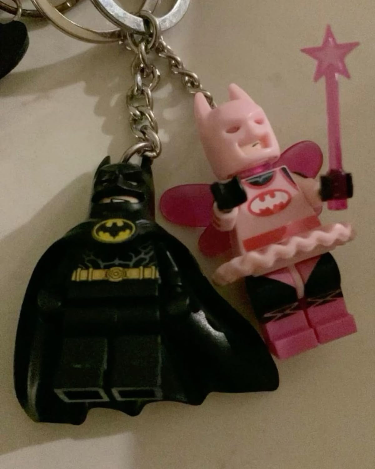 matching batman keychains