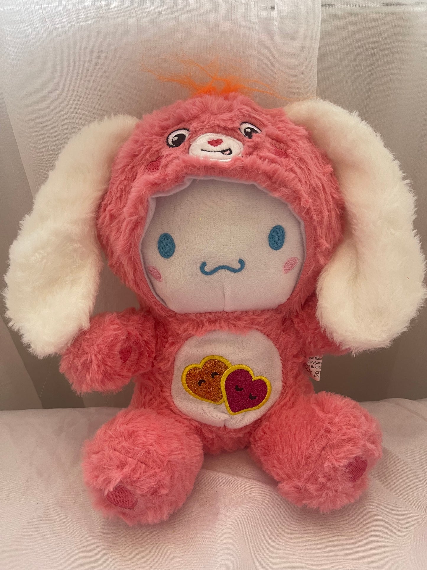cinnamoroll x care bears plushie ( 29 cm)