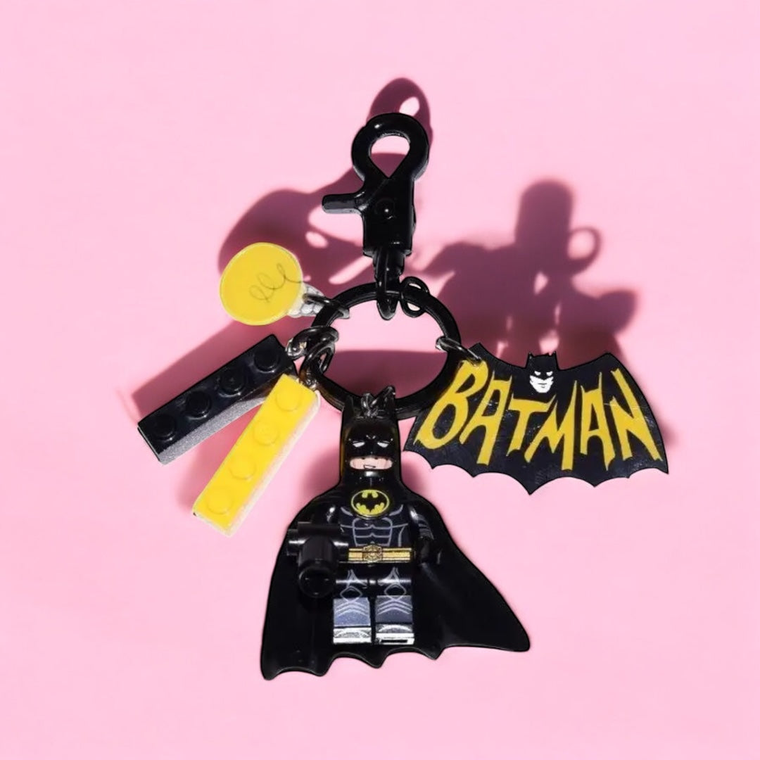 black batman keychain