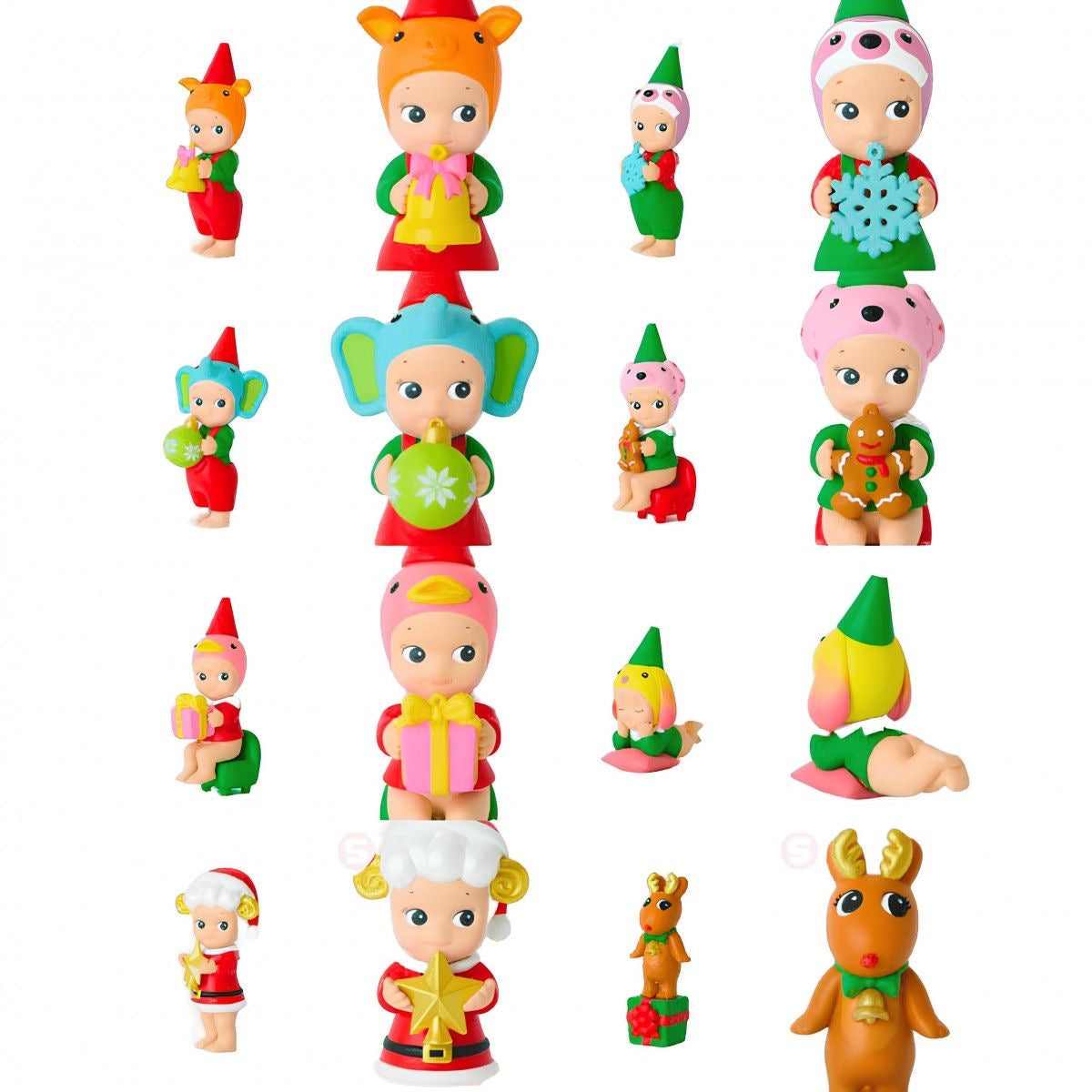 original sonny angel figures (santa’s little helper series)