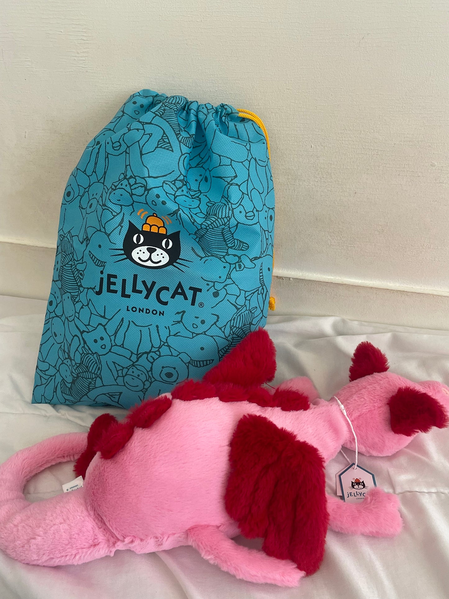 heart dragon jellycat valentine limited edition