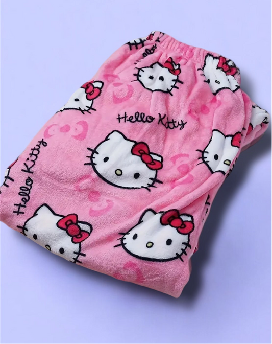 hello kitty pink pants