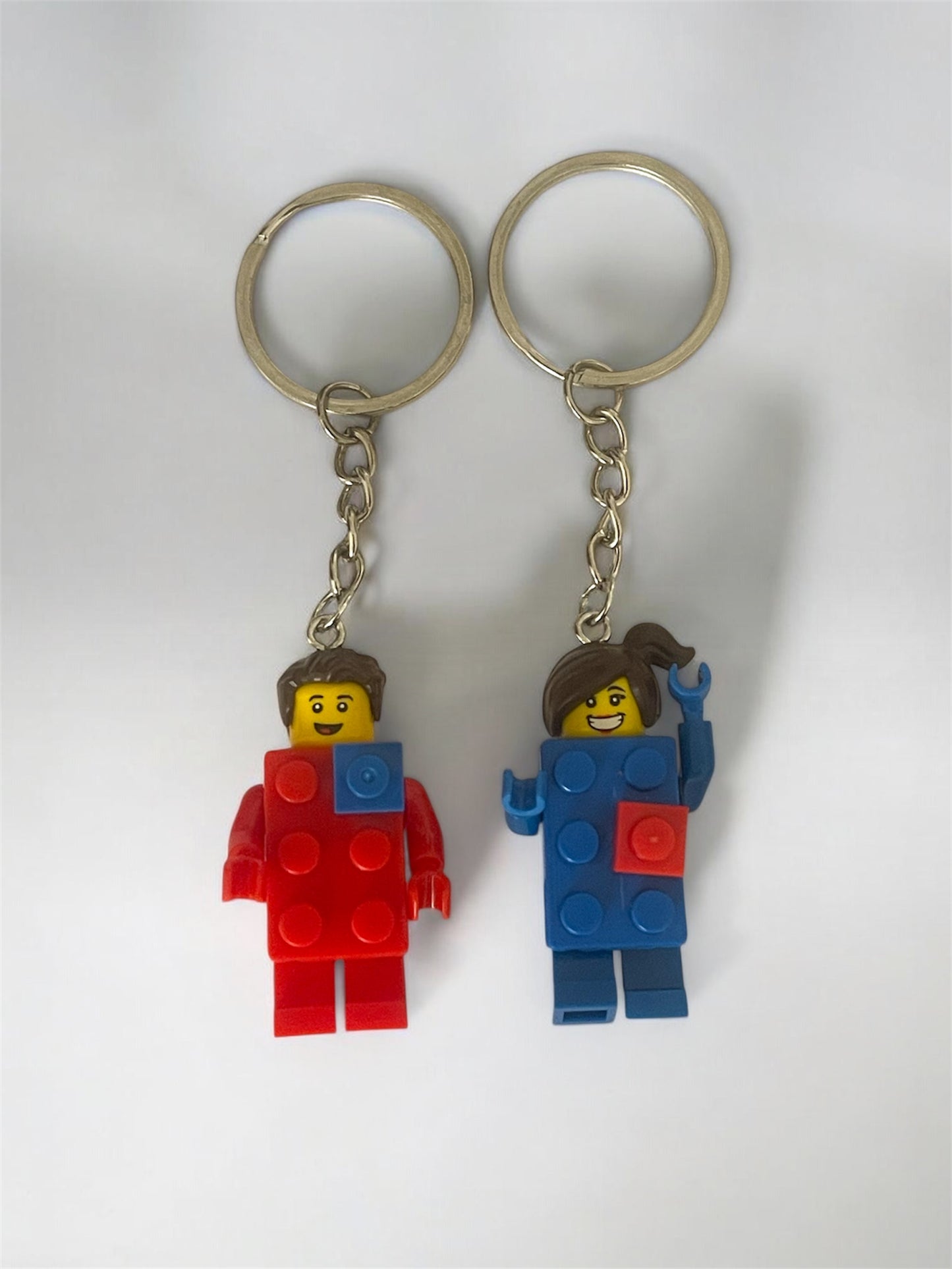 lego brick matching keychains
