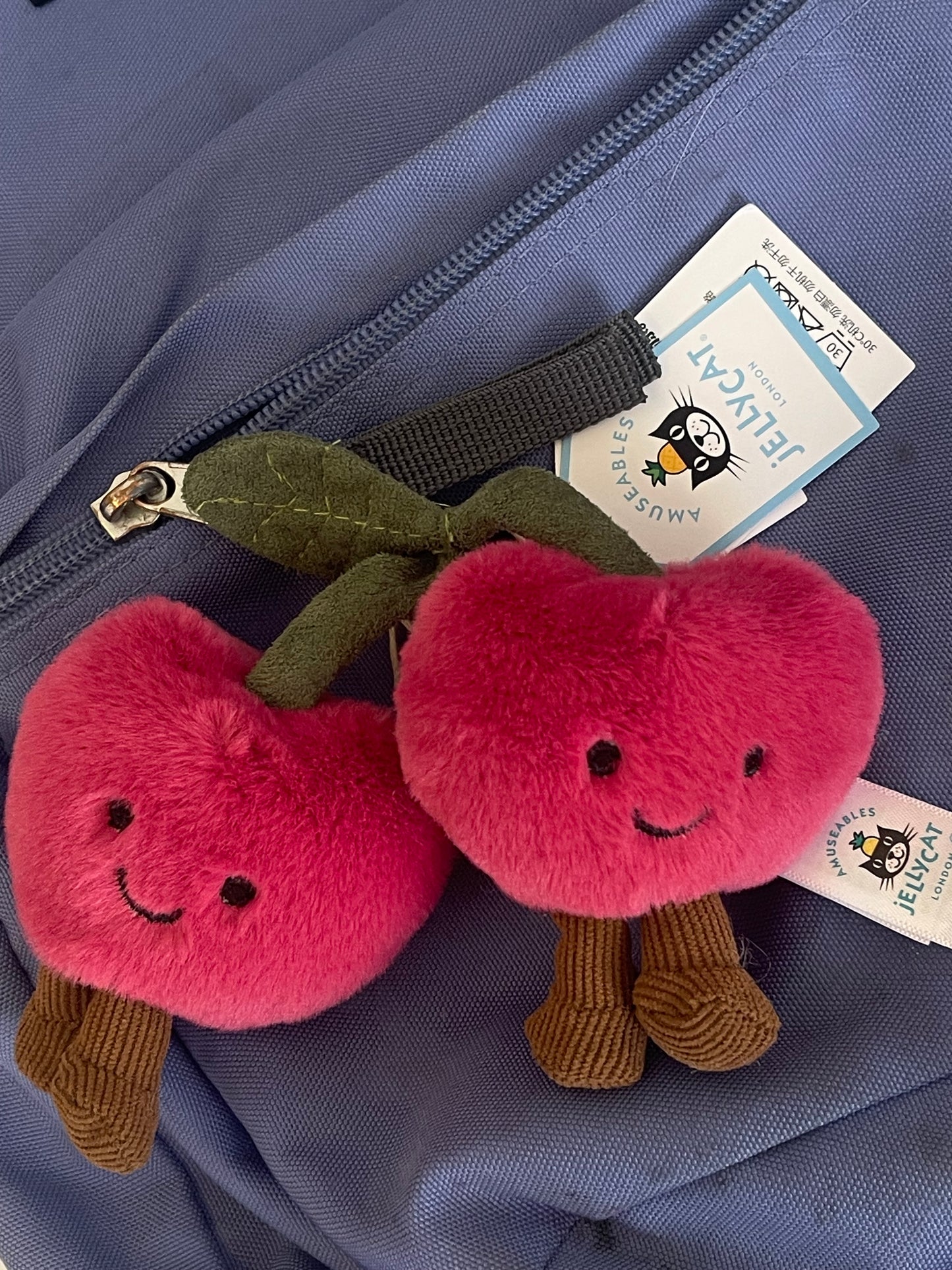 Jellycat Amuseable Cherry Keychain