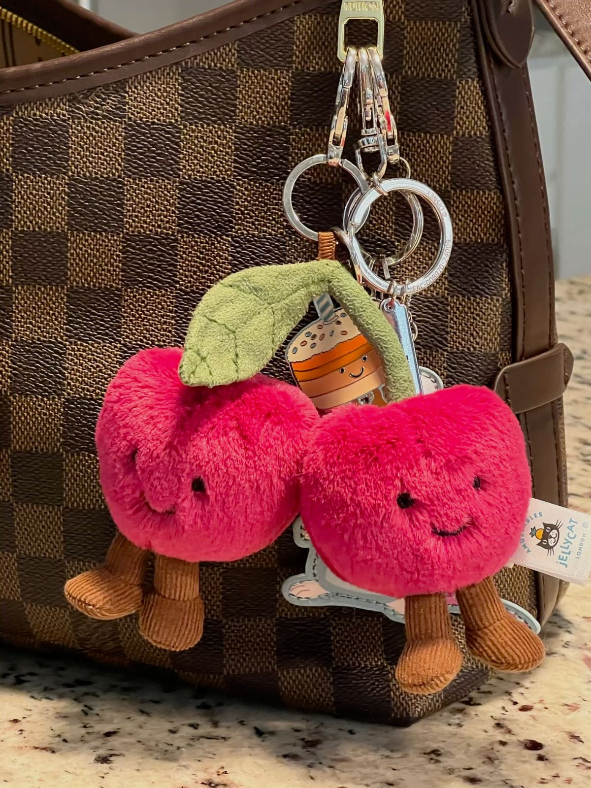 Jellycat Amuseable Cherry Keychain