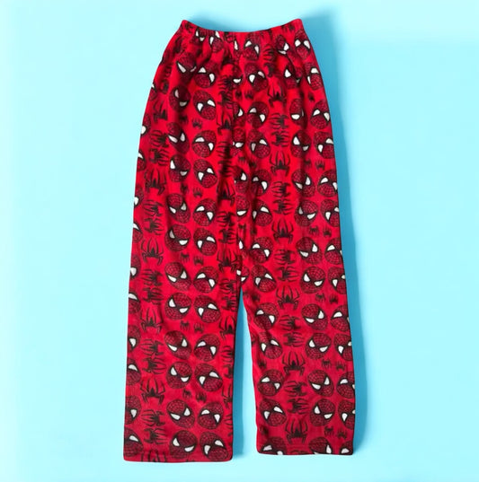 spider man pj pants (fluffy material)
