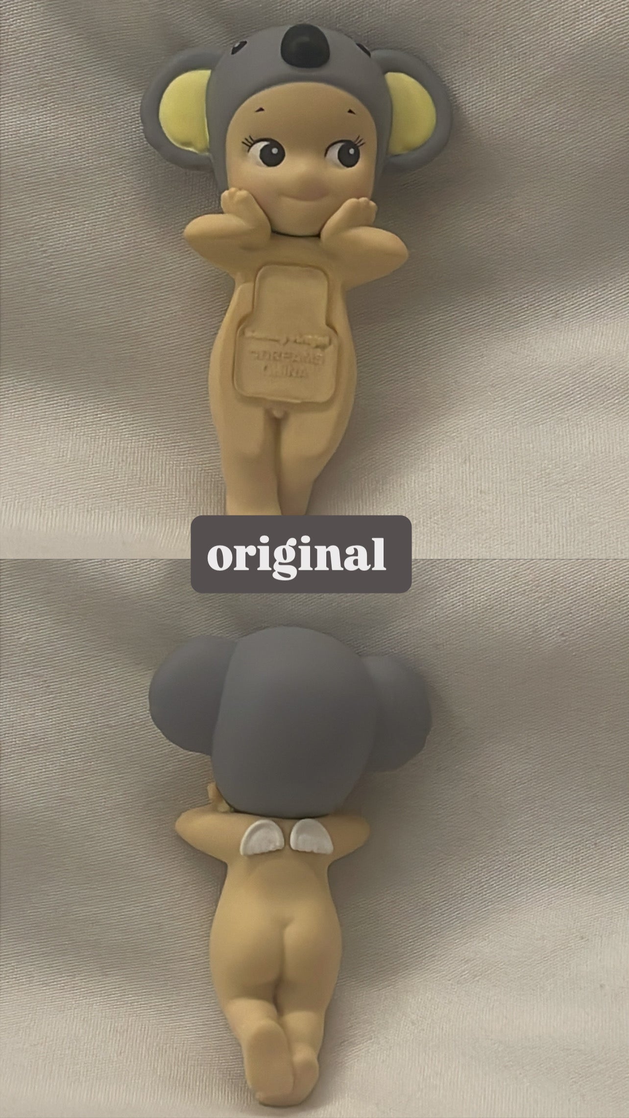 opened sonny angels (original & copy)