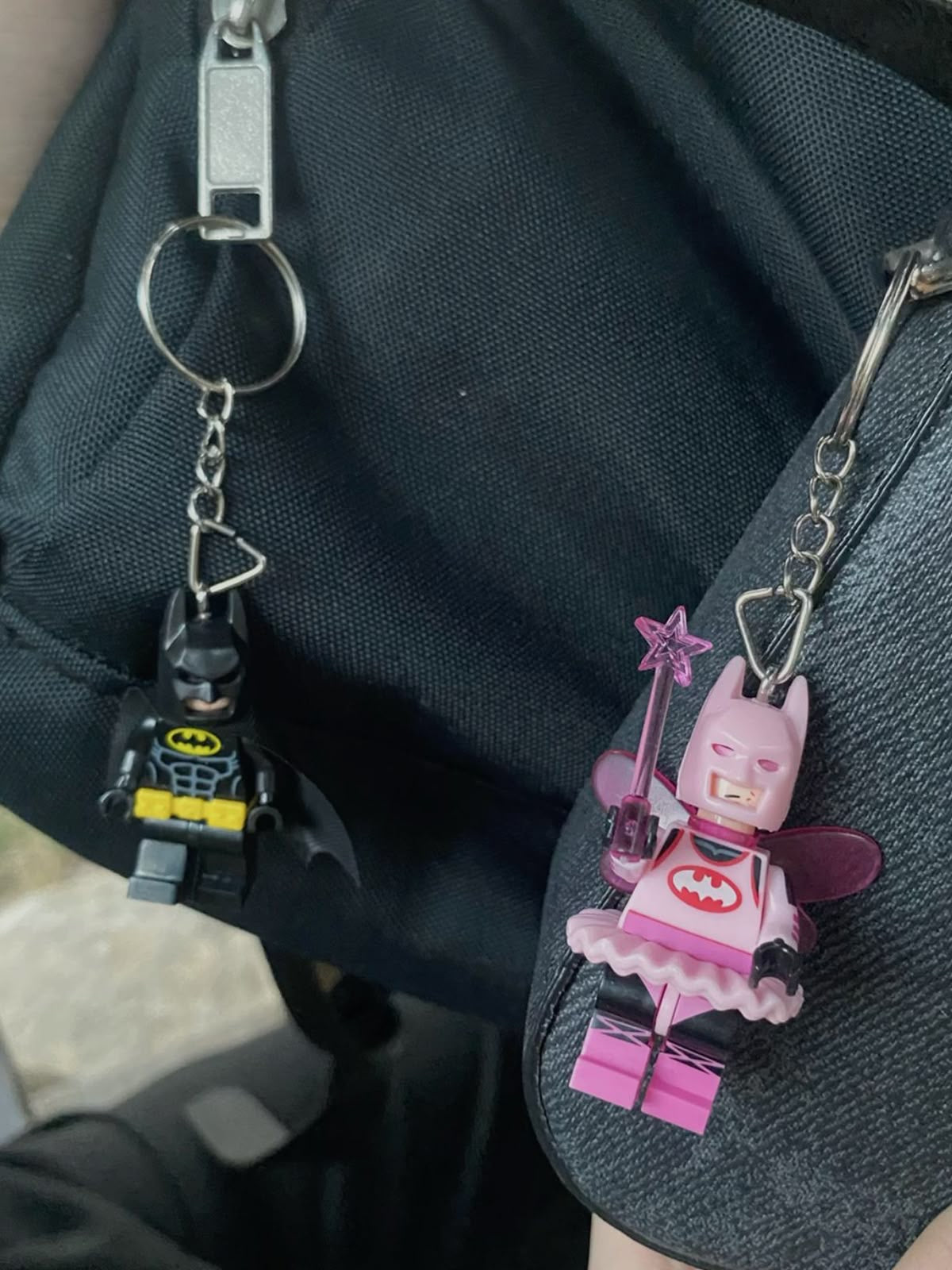 matching batman keychains