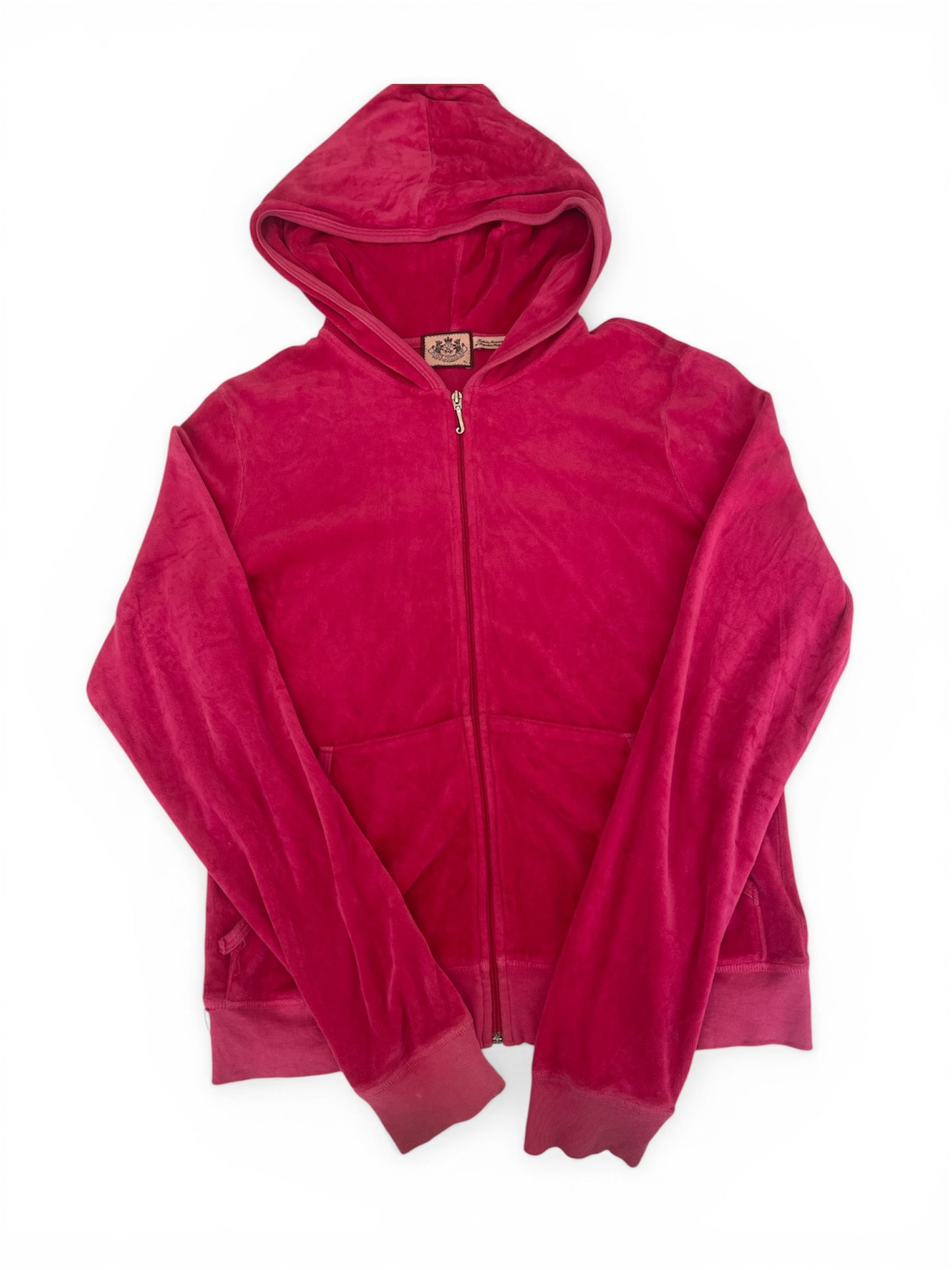 pink juicy couture zip up- size xl