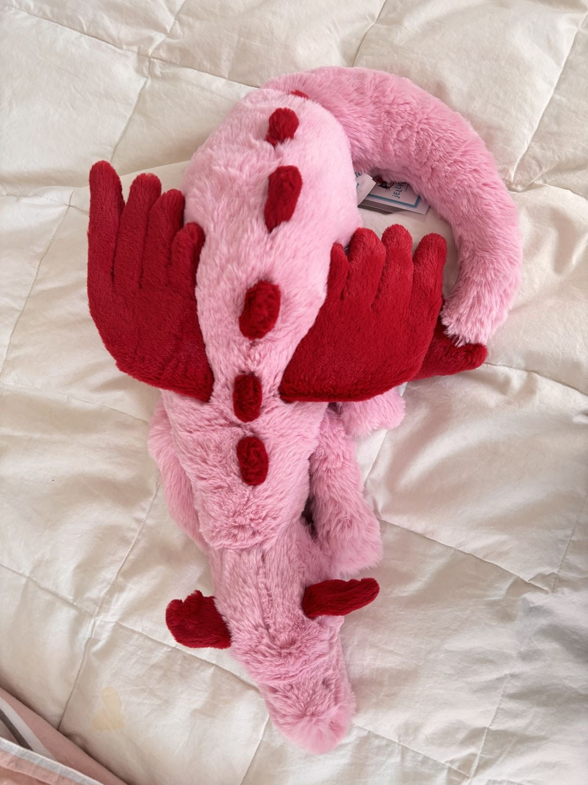 heart dragon jellycat valentine limited edition