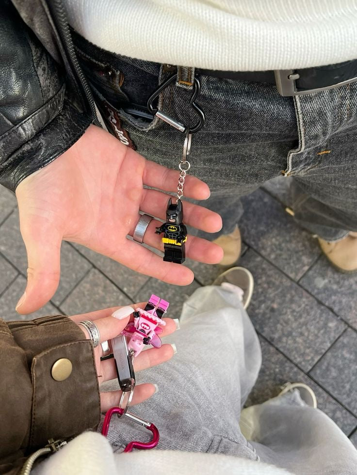 matching batman keychains