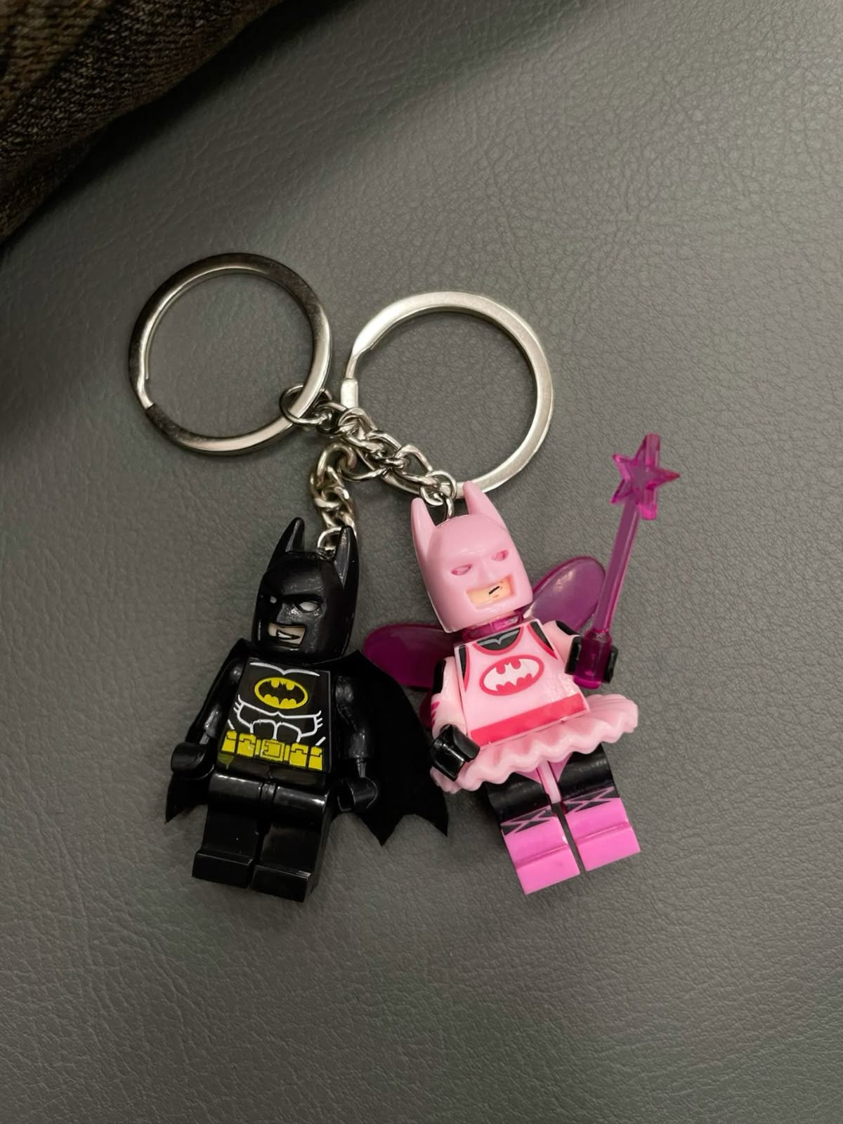 matching batman keychains
