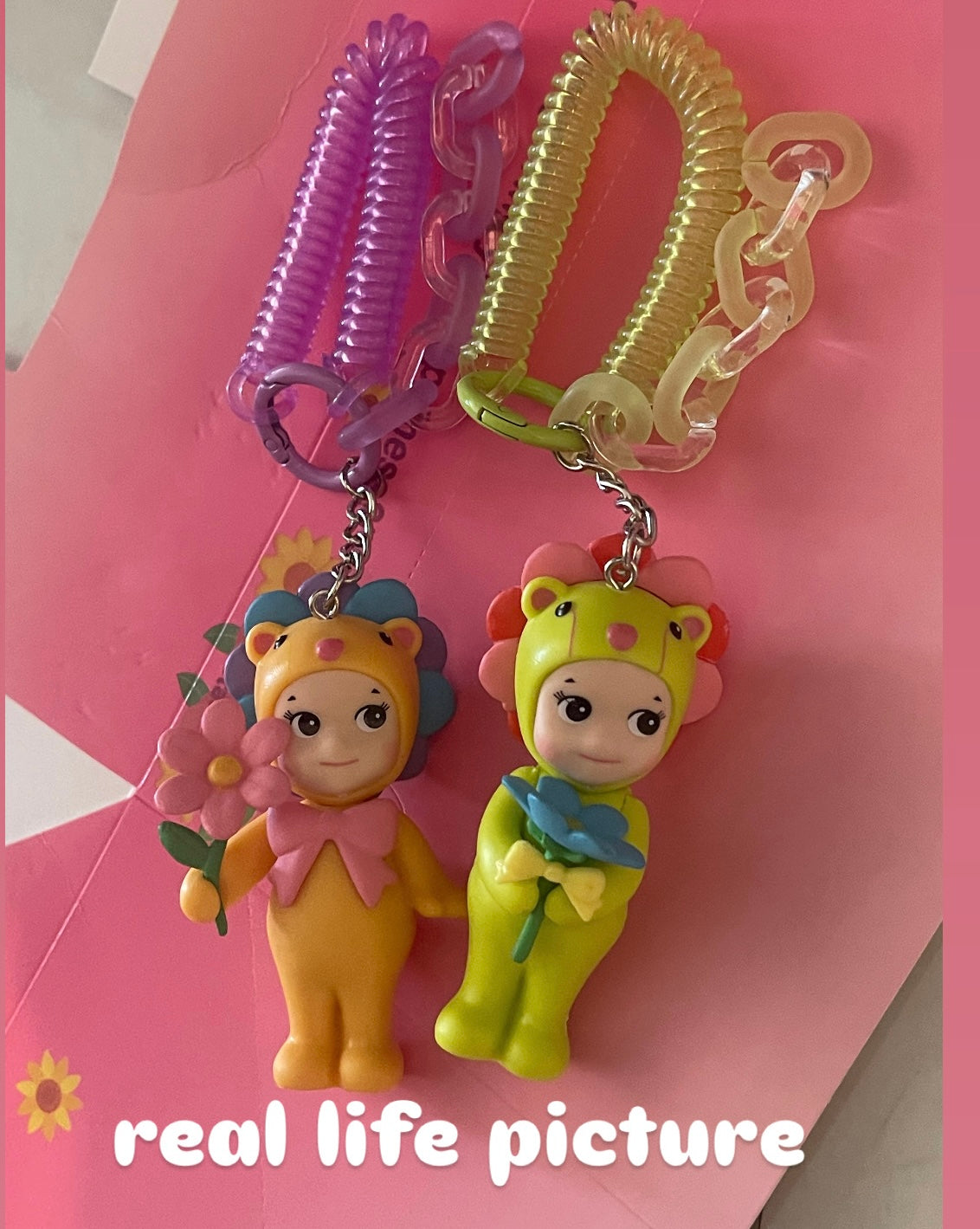 sonny angel keychain ( flower gift series) 1 random box