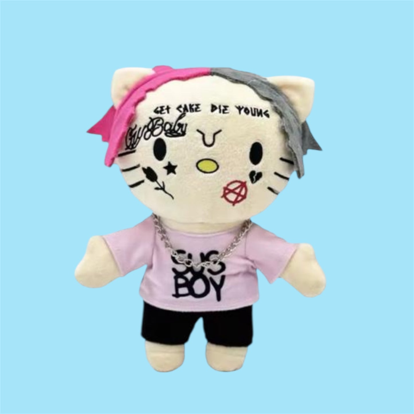 lil peep hello kitty plush