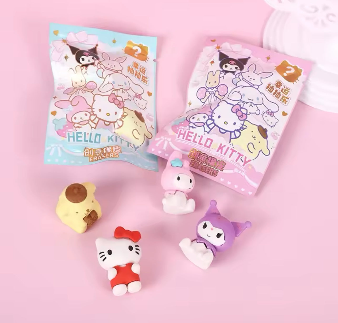 sanrio erasers blind bag