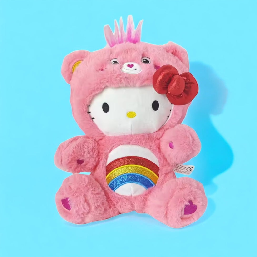 hello kitty x care bears plushie ( 28 cm)