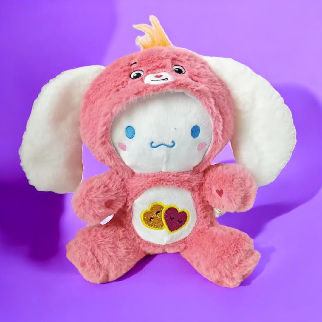cinnamoroll x care bears plushie ( 29 cm)