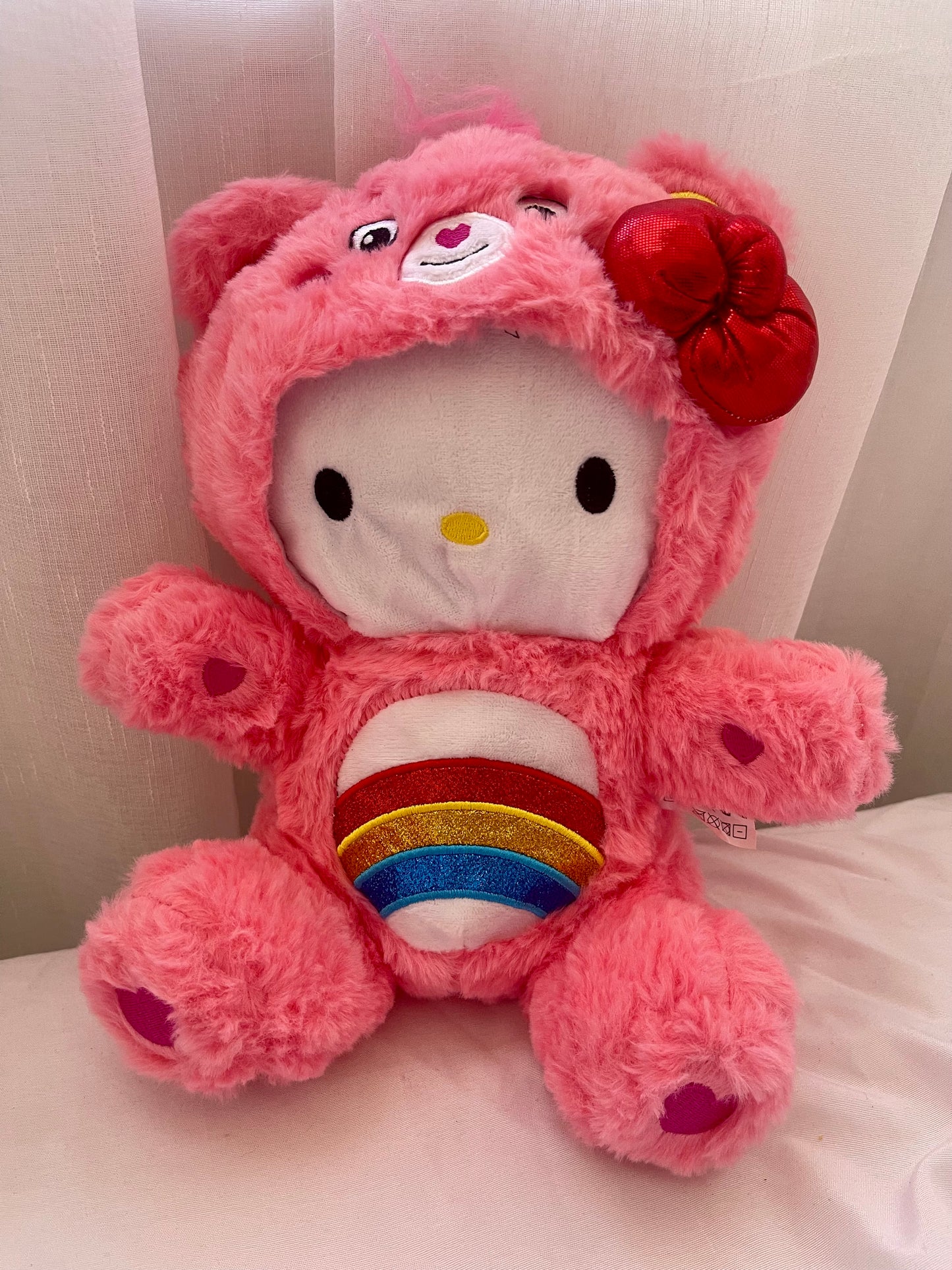 hello kitty x care bears plushie ( 28 cm)