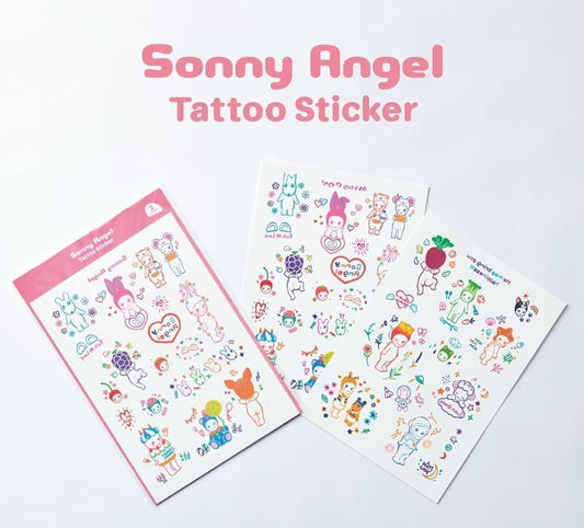 sonny angel tatto sticker - original (2 sheets)