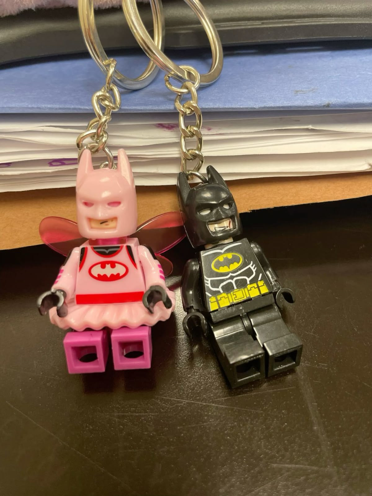 matching batman keychains