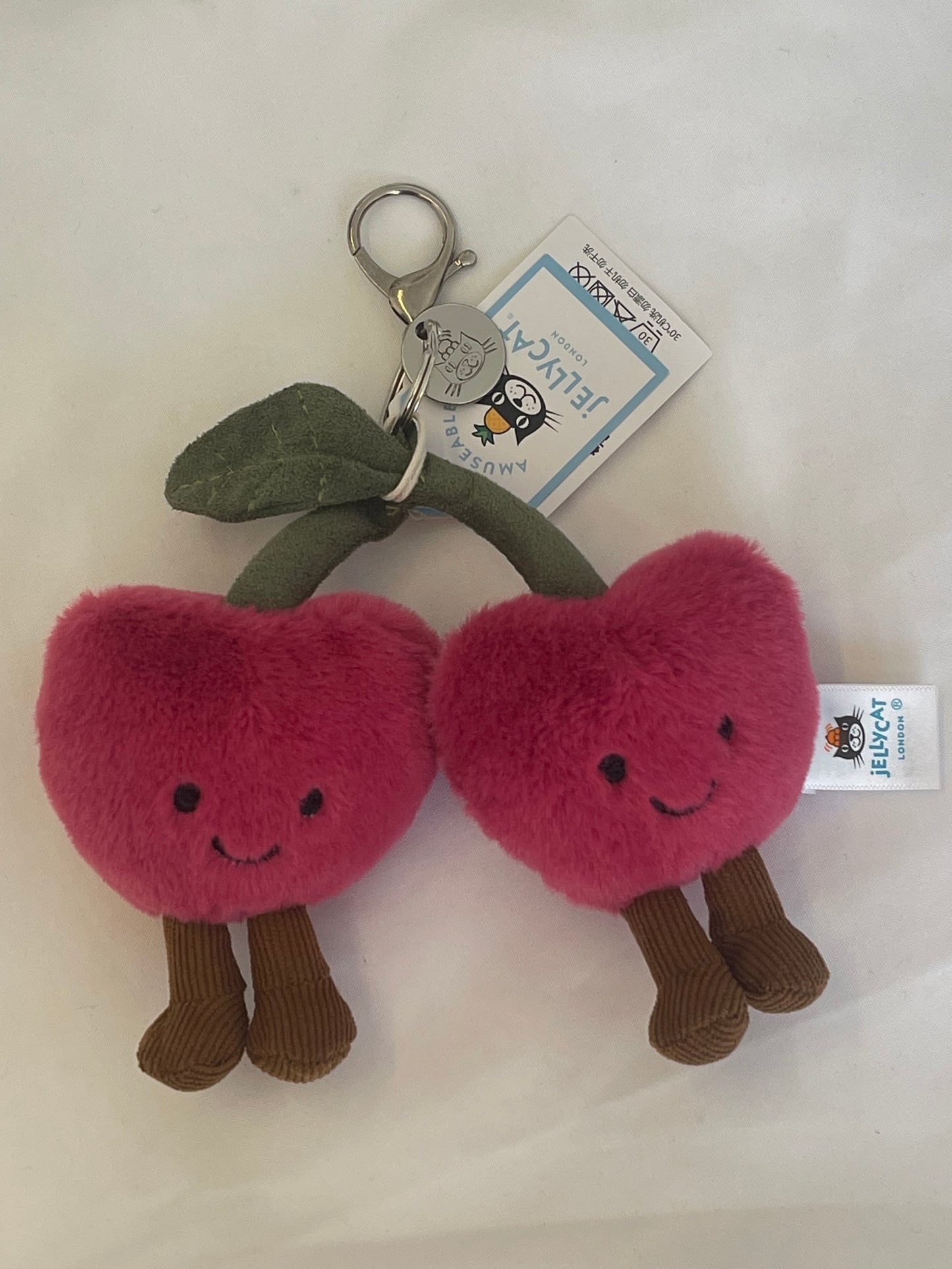 Jellycat Amuseable Cherry Keychain