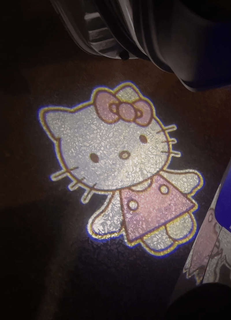 hello kitty car projector