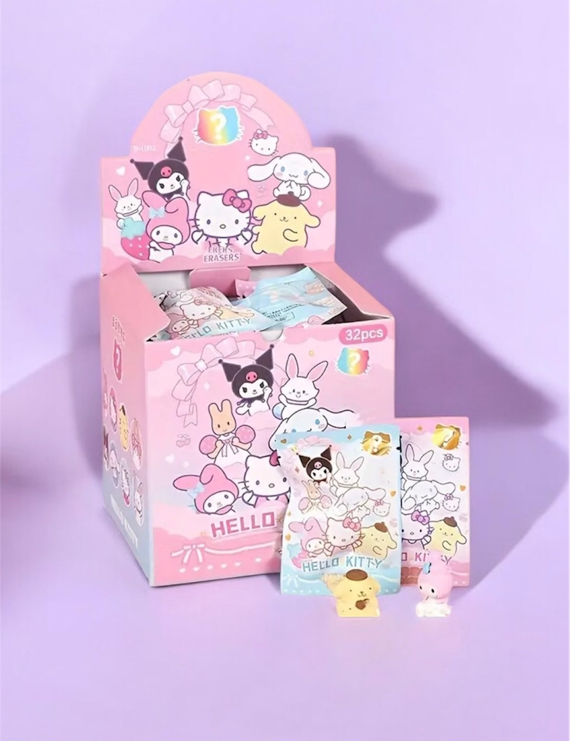 sanrio erasers blind bag
