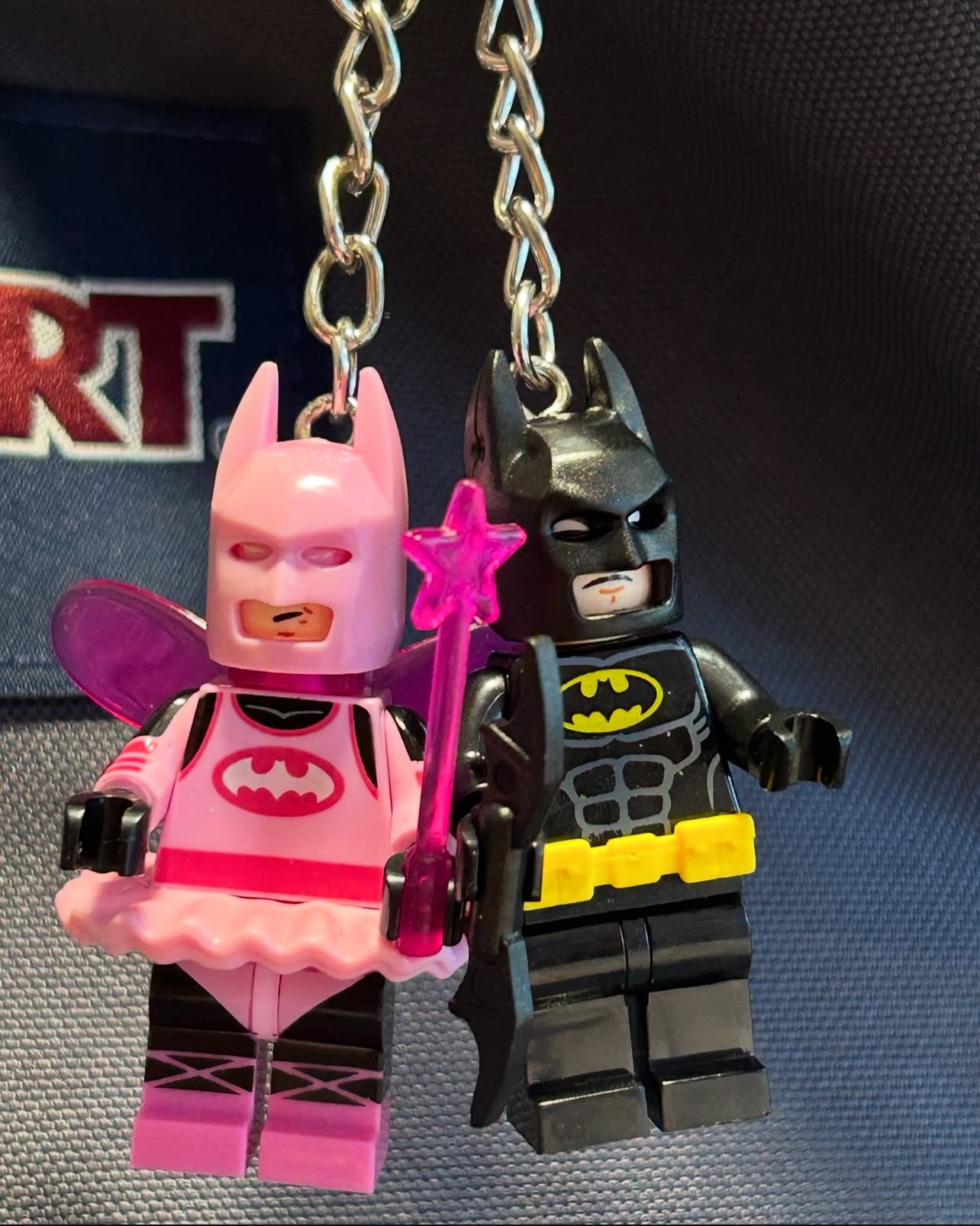 matching batman keychains