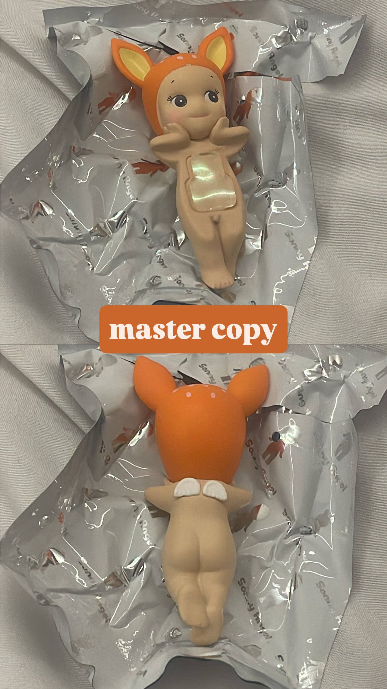 opened sonny angels (original & copy)