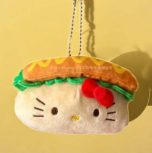 hello kitty sandwich keychain 🥪