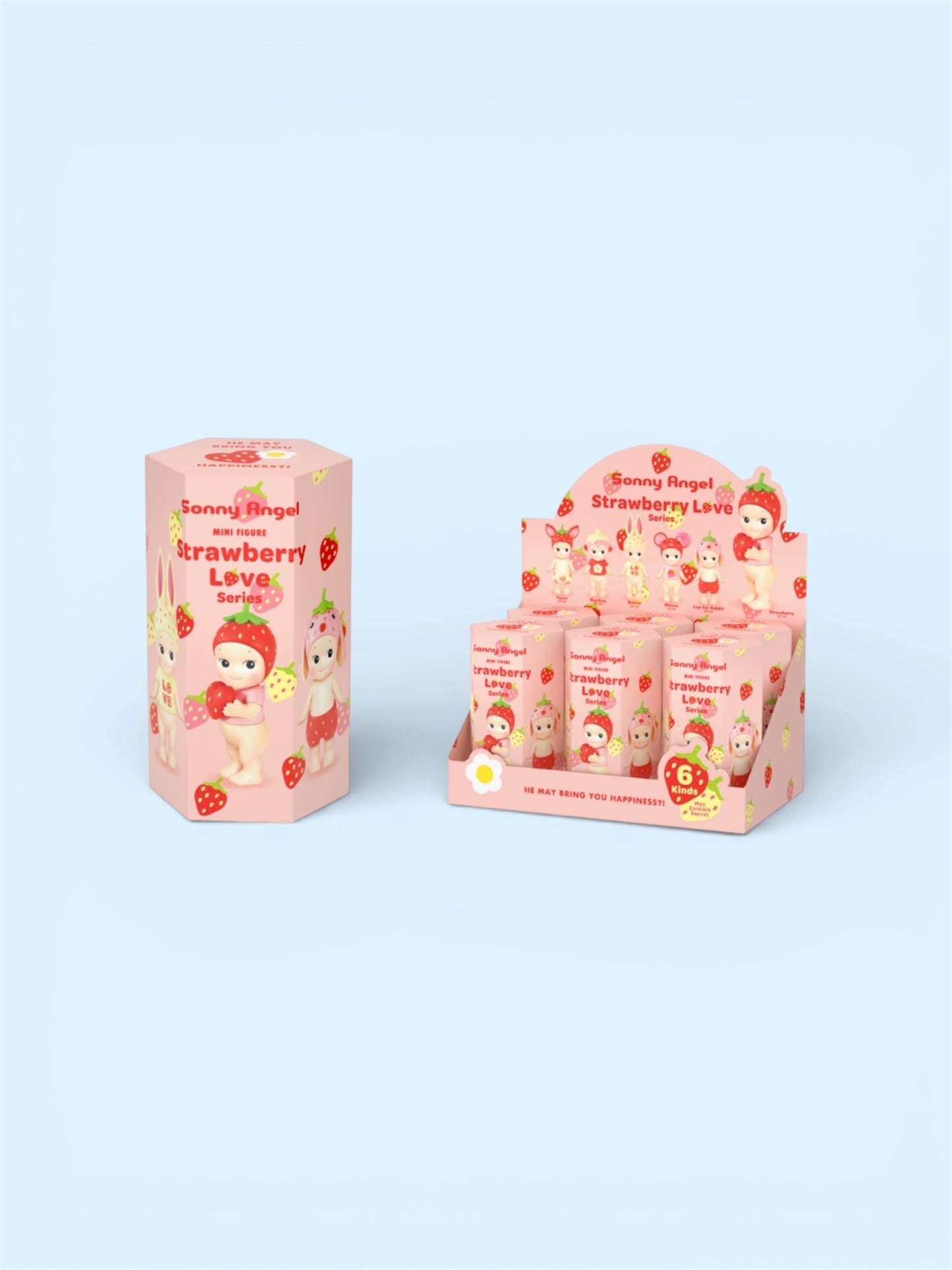 original sonny angel- strawberry love series (1 blind box)