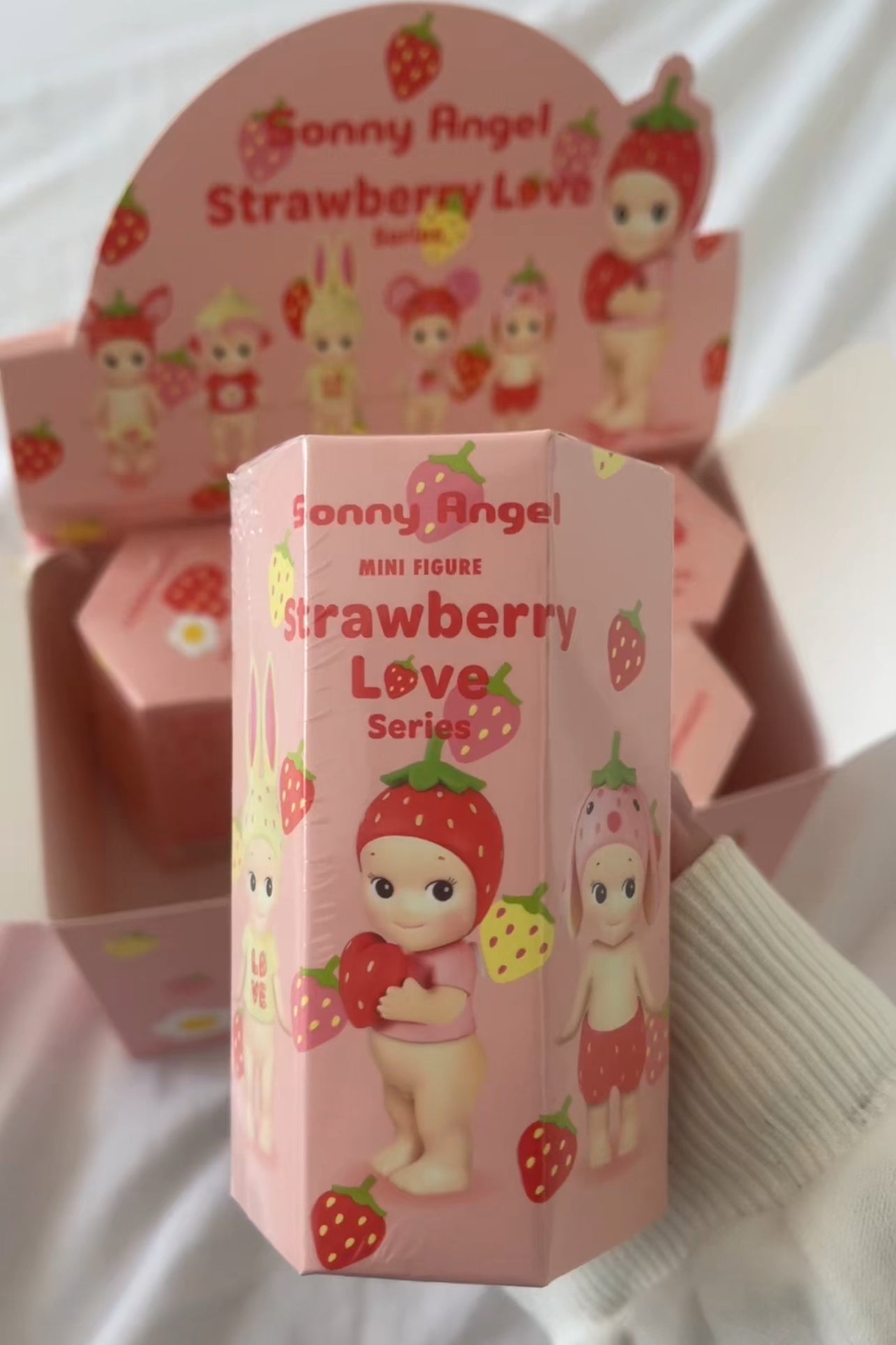 original sonny angel- strawberry love series (1 blind box)
