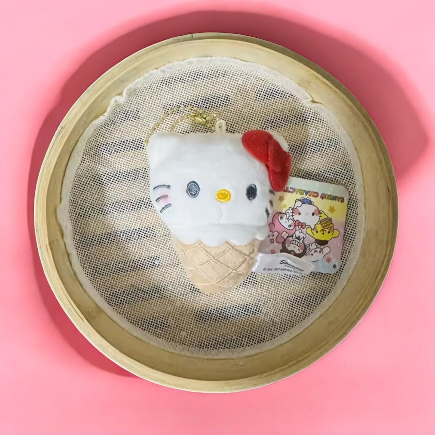 hello kitty ice cream keychain 🍨
