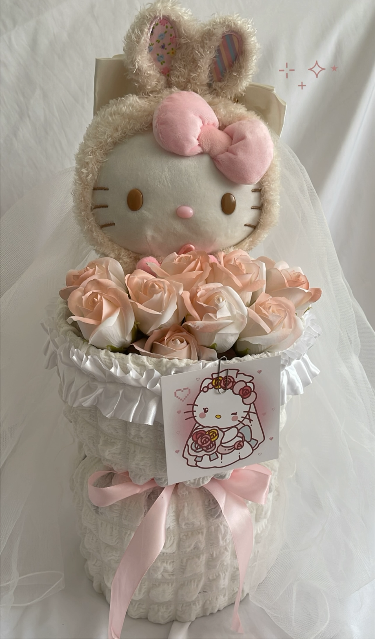 hello kitty bride bouquet
