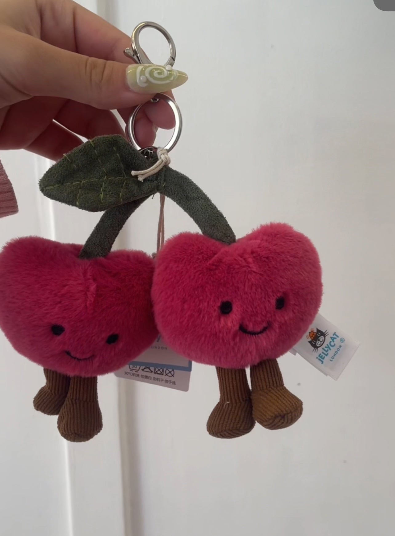 Jellycat Amuseable Cherry Keychain