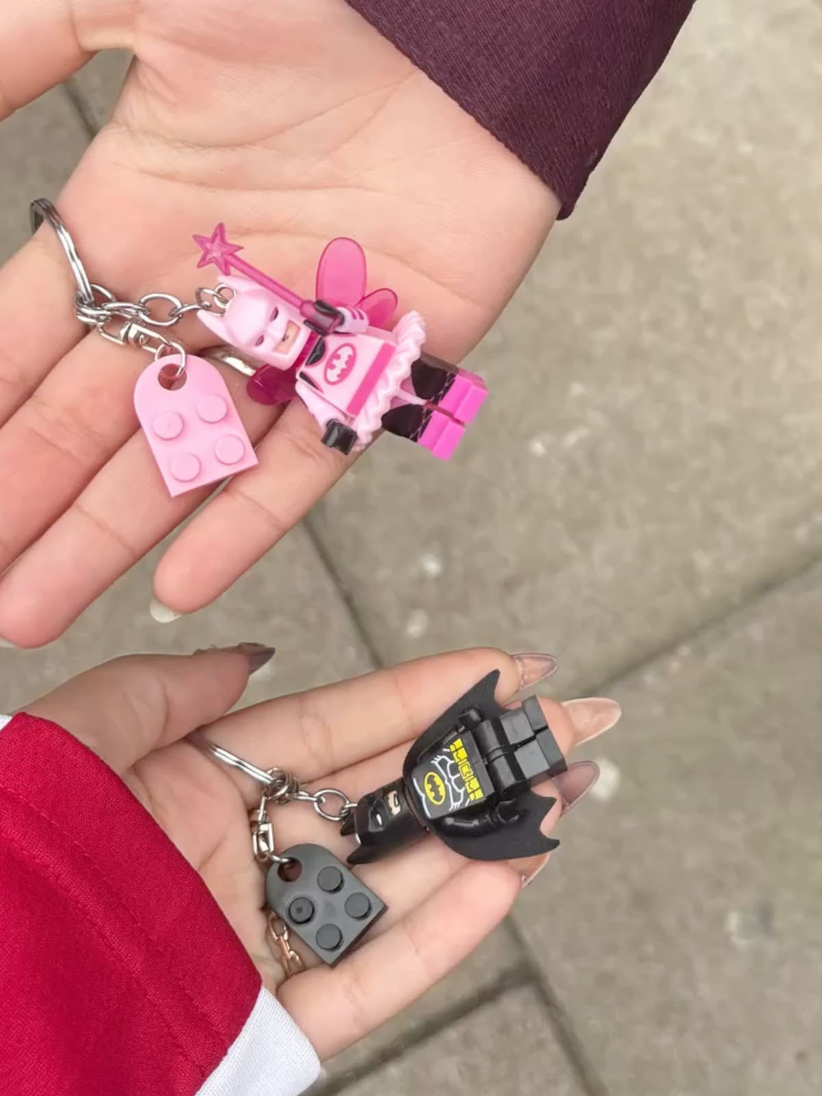 matching batman keychains