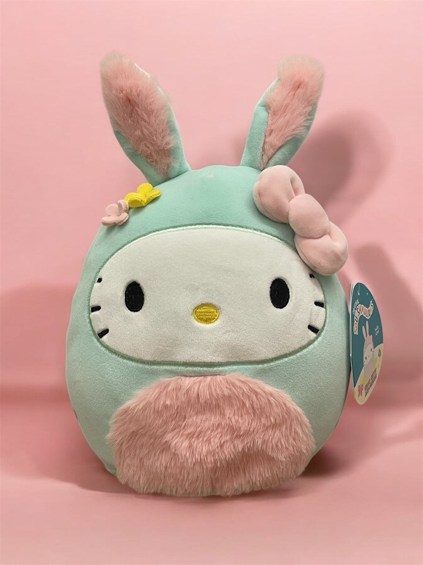 fluffy hello kitty easter squishmallow - original sanrio