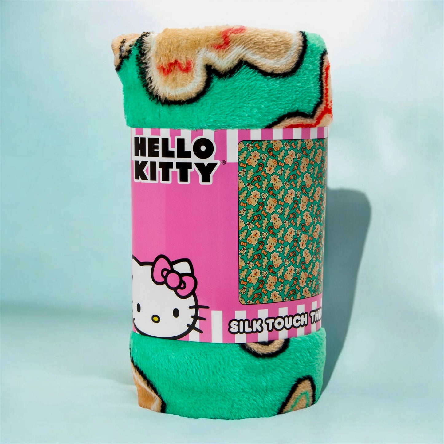 hello kitty gingerbread silk touch throw