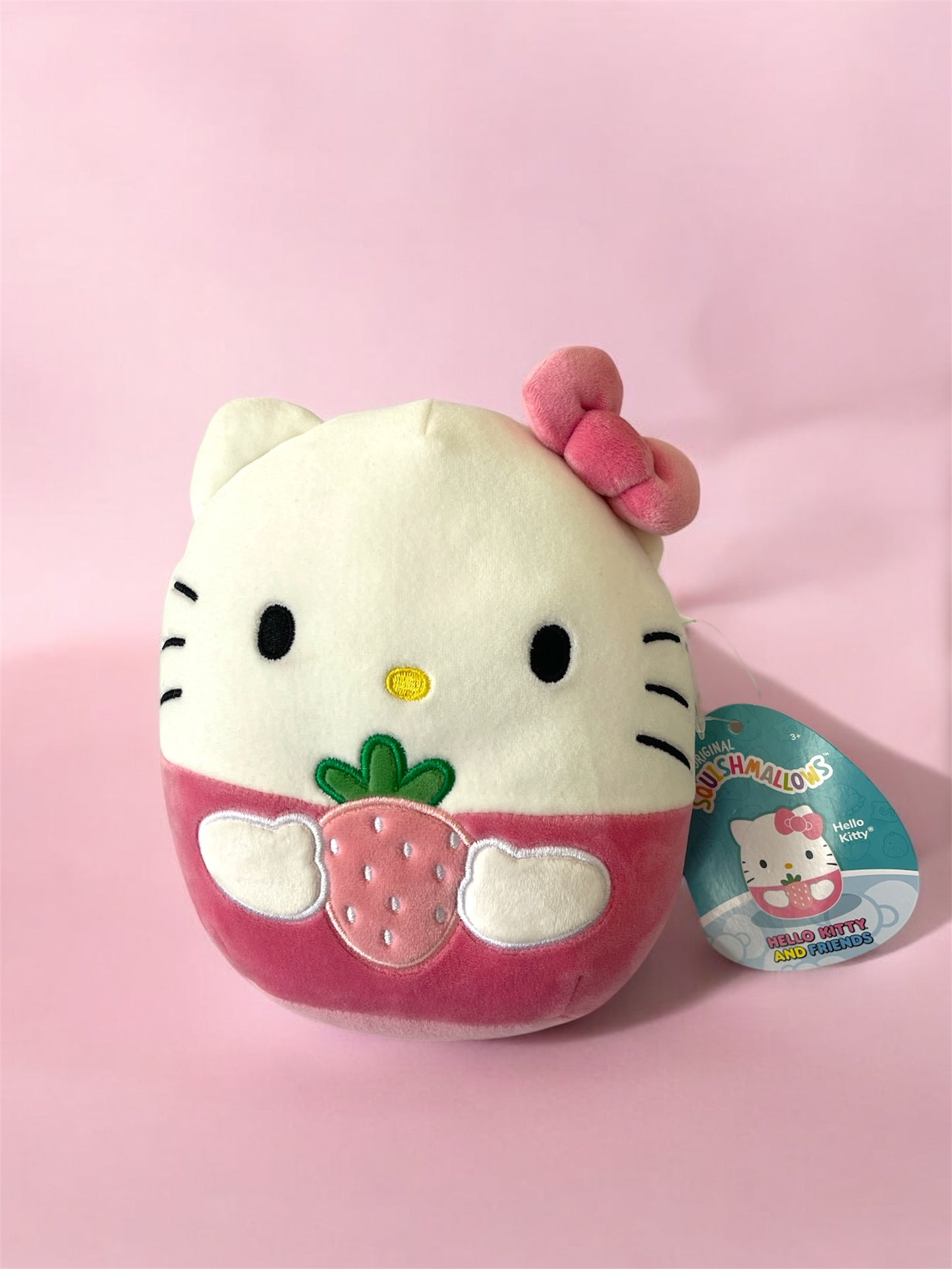 hello kitty strawberry squishmallow - original sanrio