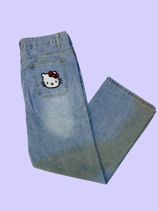 hello kitty blue jeans