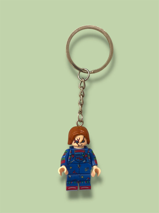 chucky lego keychain